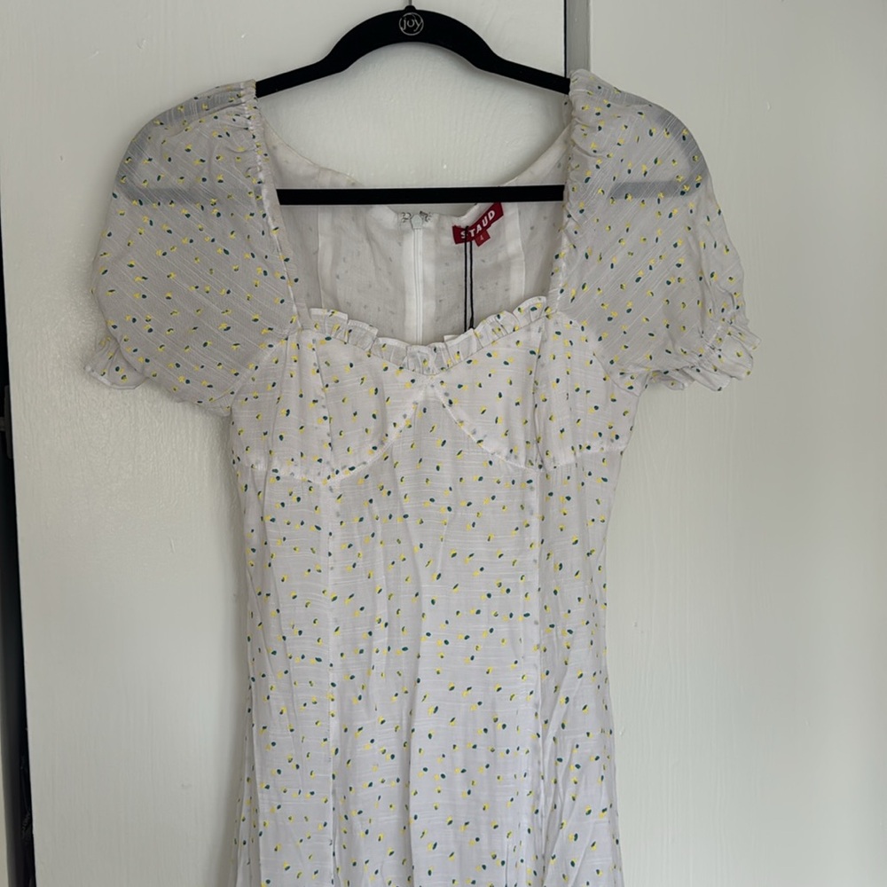 STAUD White Maxi Dress